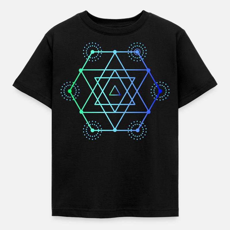 Géométrie math math - T-shirt Enfant - noir