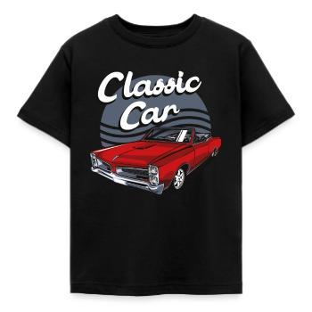Classic Car - Kinder T-Shirt - Schwarz - Vorne - AI Model Kid Female (0cm)