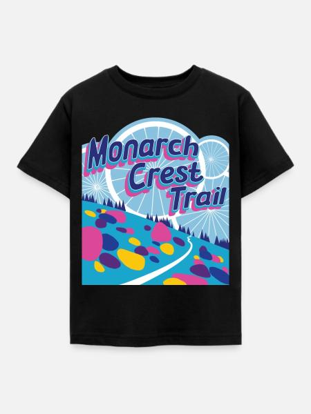 Monarch Crest Trail - Kinder T-Shirt - Schwarz