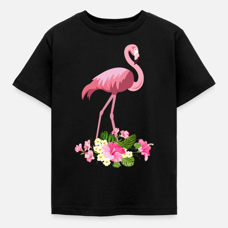 Flamingo - T-shirt Enfant - noir