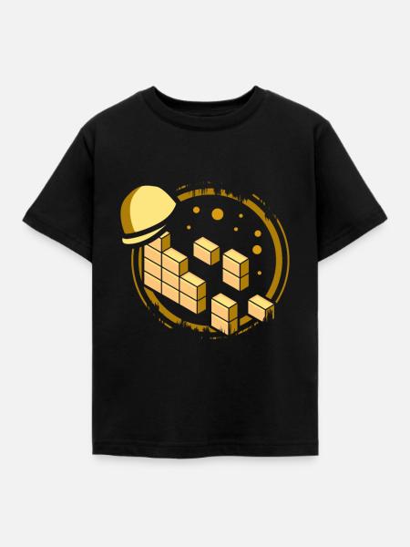 Maurer - Kinder T-Shirt - Schwarz