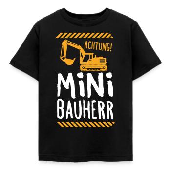Junior Bauherr Hausbau Richtfest Geschenk - Kinder T-Shirt - Schwarz - Vorne - AI Model Kid Female (0cm)