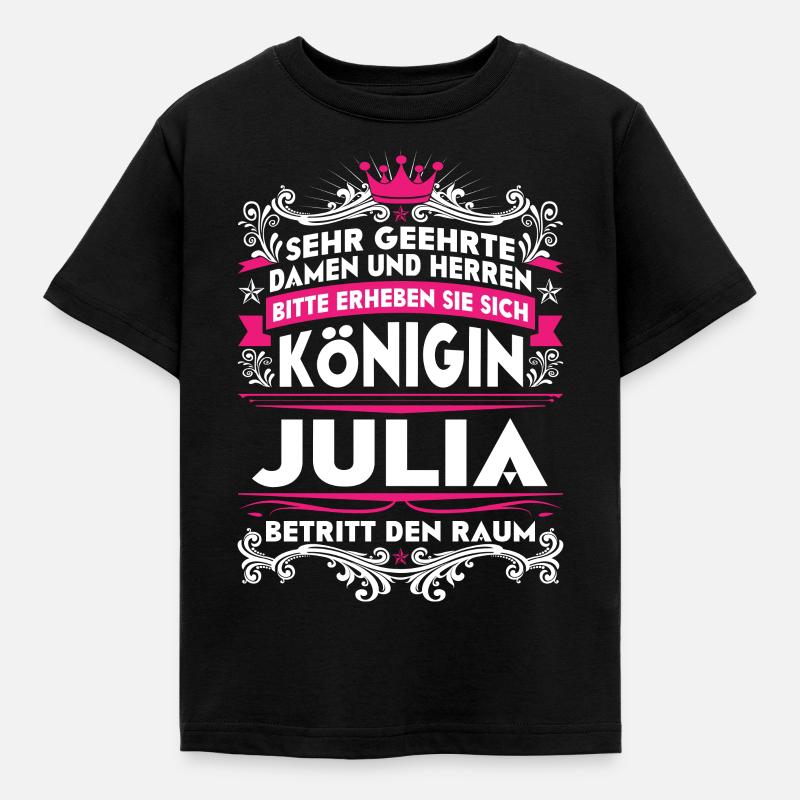 Julia Geburtstag - Kinder T-Shirt - Schwarz