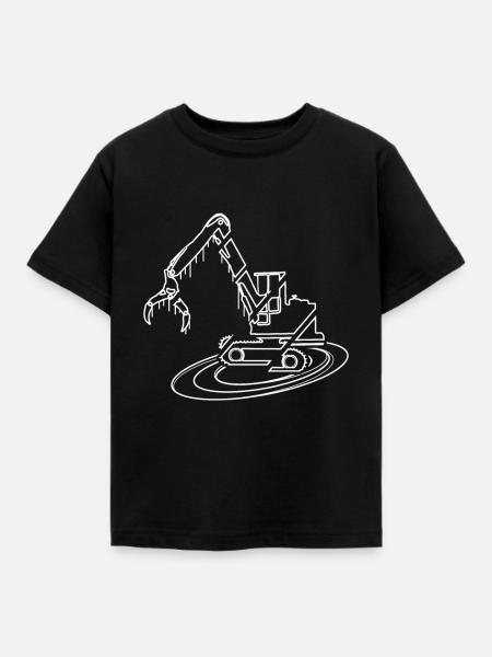 Harvester - Kinder T-Shirt - Schwarz