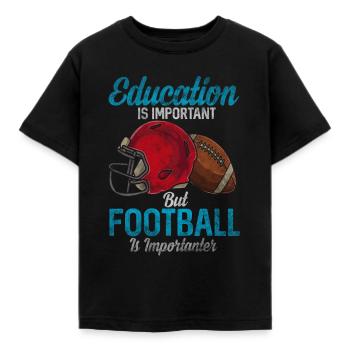 Football américain - T-shirt Enfant - noir - Devant - AI Model Kid Female (0cm)