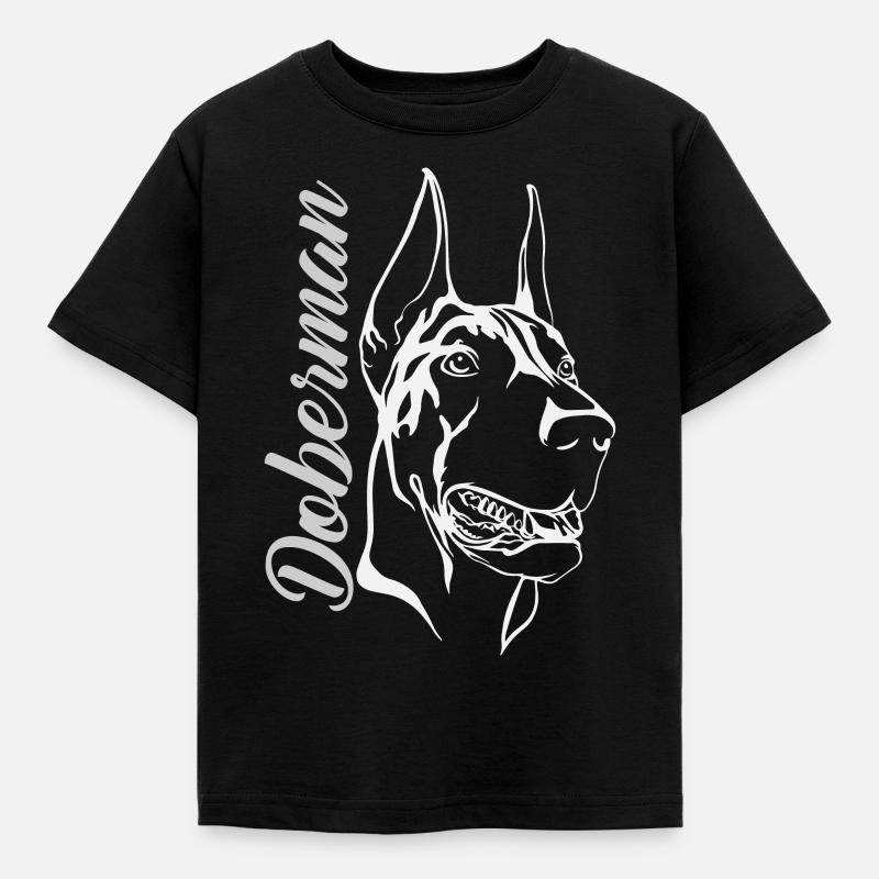 Doberman Doberman - Kids' T-Shirt - black