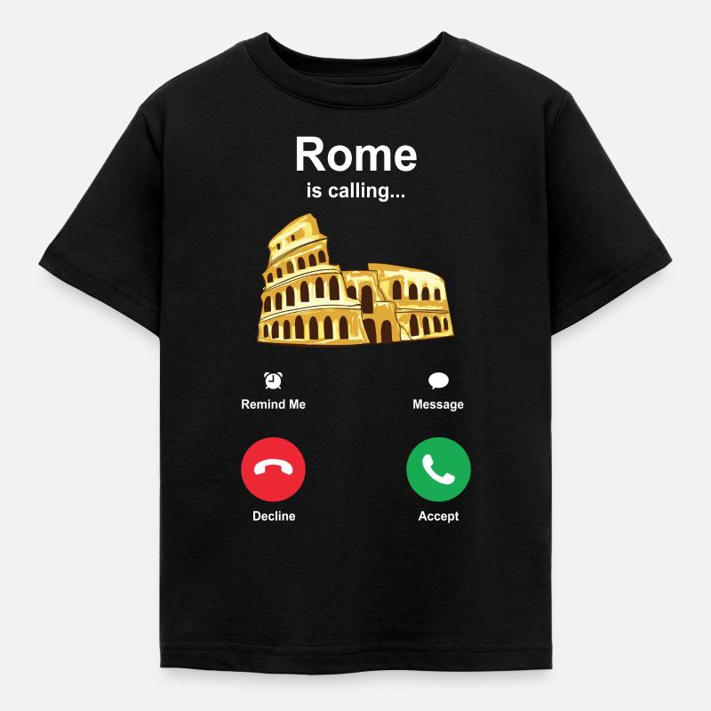 Rom - Kinder T-Shirt - Schwarz