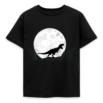 Tyrannosaure dinosaure - T-shirt Enfant - noir - Devant - AI Model Kid Female (0cm)