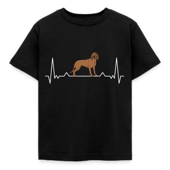 Bavarian Mountain Welding Dog Heartbeat BGS - T-shirt Enfant - noir - Devant - AI Model Kid Female (0cm)