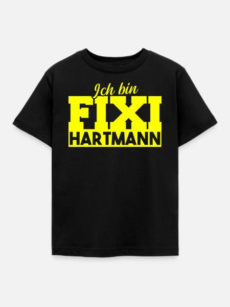 Fixi Hartmann - Kinder T-Shirt - Schwarz