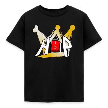 Hip Hop Rap Rapper Rappen - Kinder T-Shirt - Schwarz - Vorne - AI Model Kid Female (0cm)