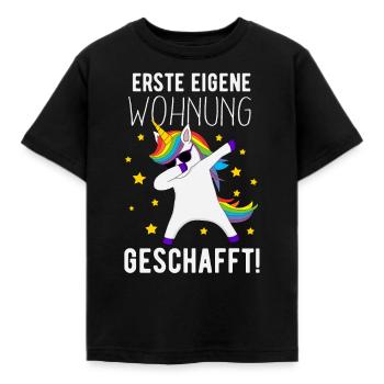 Einzug eigene Wohnung Damen Einweihungsgeschenk - Kinder T-Shirt - Schwarz - Vorne - AI Model Kid Female (0cm)