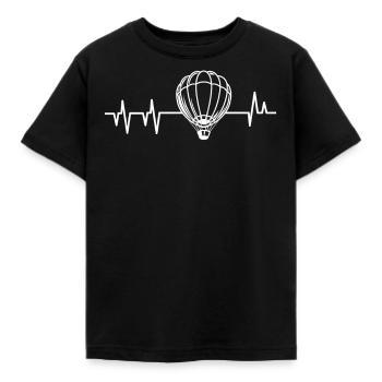 Montgolfière - T-shirt Enfant - noir - Devant - AI Model Kid Female (0cm)