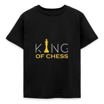 Chess King Jeu d'échecs King - T-shirt Enfant - noir - Devant - AI Model Kid Female (0cm)