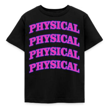 Physical - Kids' T-Shirt - black - Front - AI Model Kid Female (0cm)