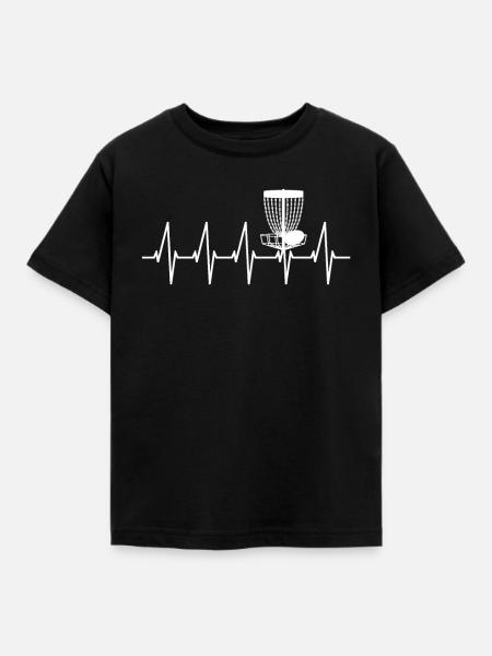 Discgolf Frisbeegolf - Kinder T-Shirt - Schwarz