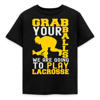 lacrosse - T-shirt Enfant - noir - Devant - AI Model Kid Female (0cm)