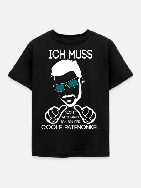 Patenonkel - Kinder T-Shirt - Schwarz