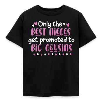 Cousin niece gift - Kids' T-Shirt - black - Front - AI Model Kid Female (0cm)