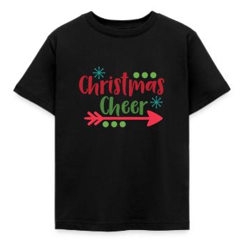 Weihnachtsbeifall - Weihnachtsgeschenk - Kinder T-Shirt - Schwarz - Vorne - AI Model Kid Female (0cm)