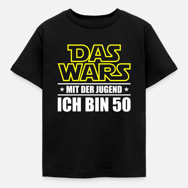 Lustiges 50 Geburtstag Sprüche Geschenk - Kinder T-Shirt - Schwarz