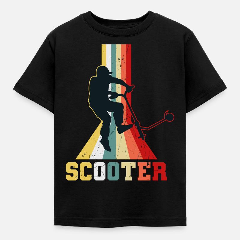 Scooter - Kinder T-Shirt - Schwarz