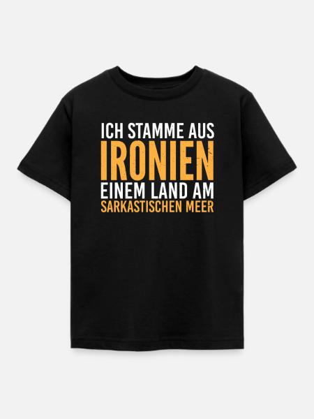 Lustig - Kinder T-Shirt - Schwarz