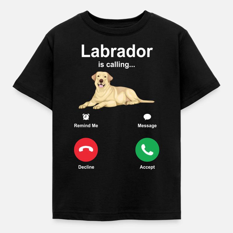 Labrador - Kids' T-Shirt - black