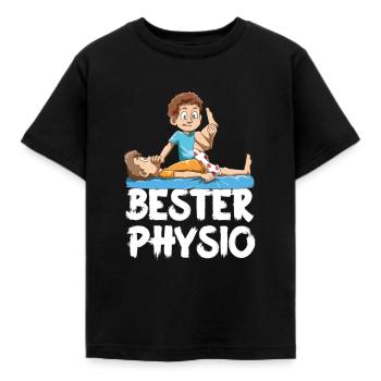 Meilleur Physio Physiothérapeute drôle - T-shirt Enfant - noir - Devant - AI Model Kid Female (0cm)