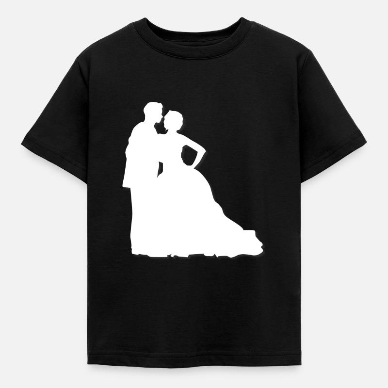 Hochzeit - Kinder T-Shirt - Schwarz