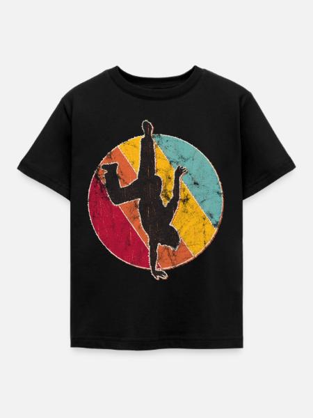 Breakdance B-Boy Geschenk - Kinder T-Shirt - Schwarz