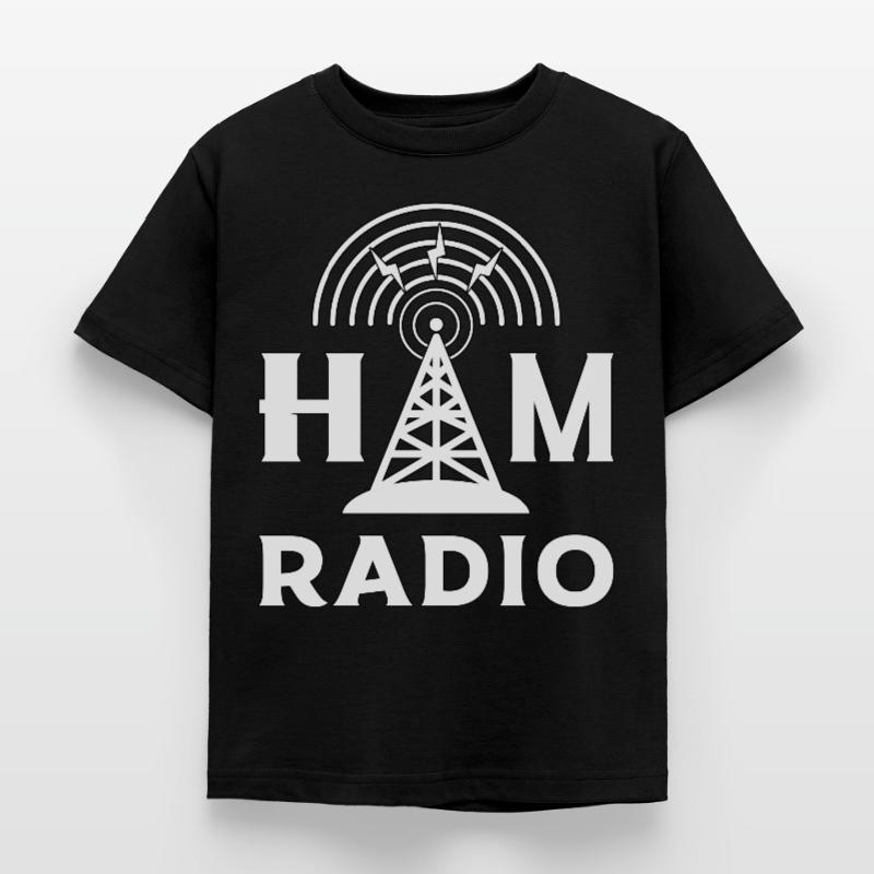 Radio HAM Operator Amateurfunk Antenne Geschenk Kinder T-Shirt
