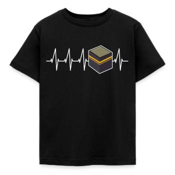 Mecca Heartbeat Islam Hajj Gift Muslim - Kids' T-Shirt - black - Front - AI Model Kid Female (0cm)