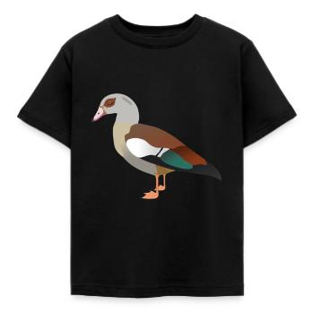 oie égyptienne - T-shirt Enfant - noir - Devant - AI Model Kid Female (0cm)