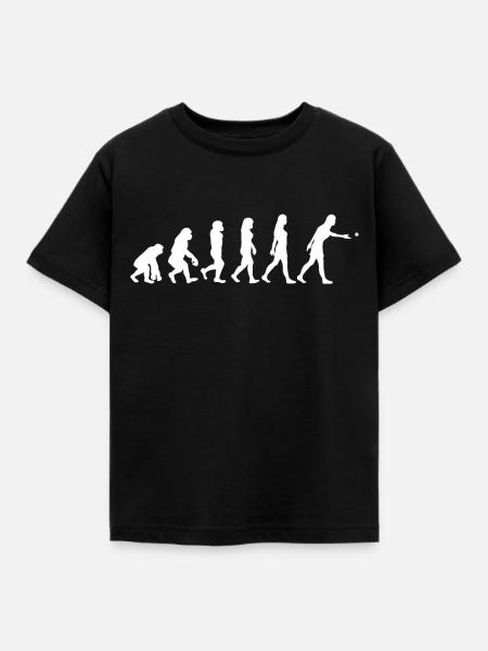 Boccia Femme Evolution Femmes Boule Pétanque - T-shirt Enfant - noir