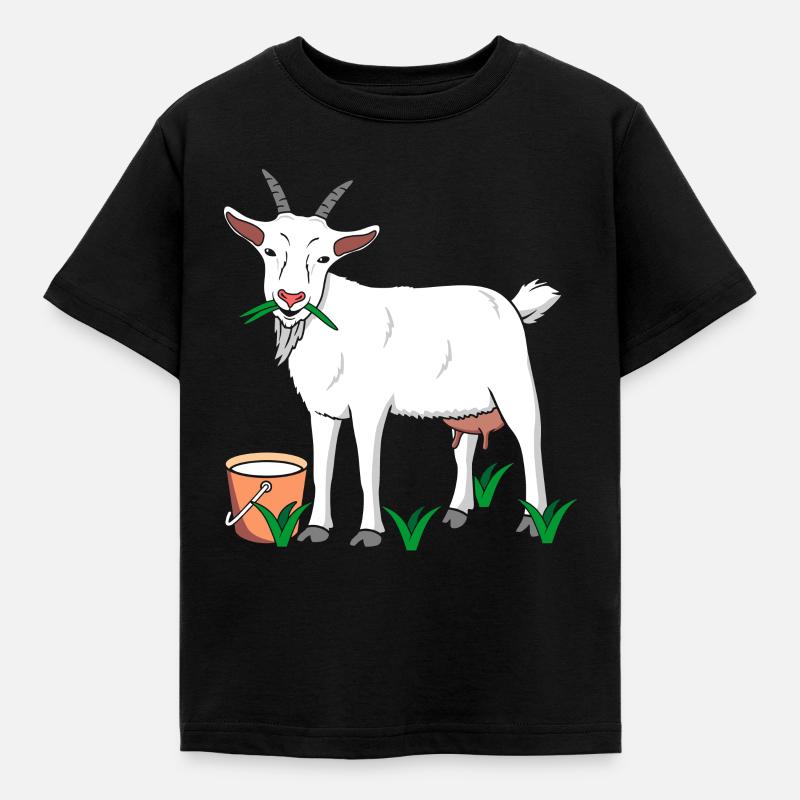 Lait de chèvre - T-shirt Enfant - noir