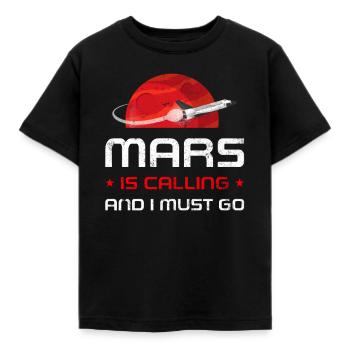 Mars - Kids' T-Shirt - black - Front - AI Model Kid Female (0cm)