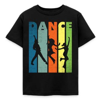 Tanzen Tänzer Tänzerin Tanz Tanzschule - Kinder T-Shirt - Schwarz - Vorne - AI Model Kid Female (0cm)