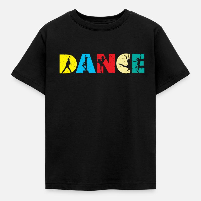 Danse danseuse danseuse danse école de danse - T-shirt Enfant - noir