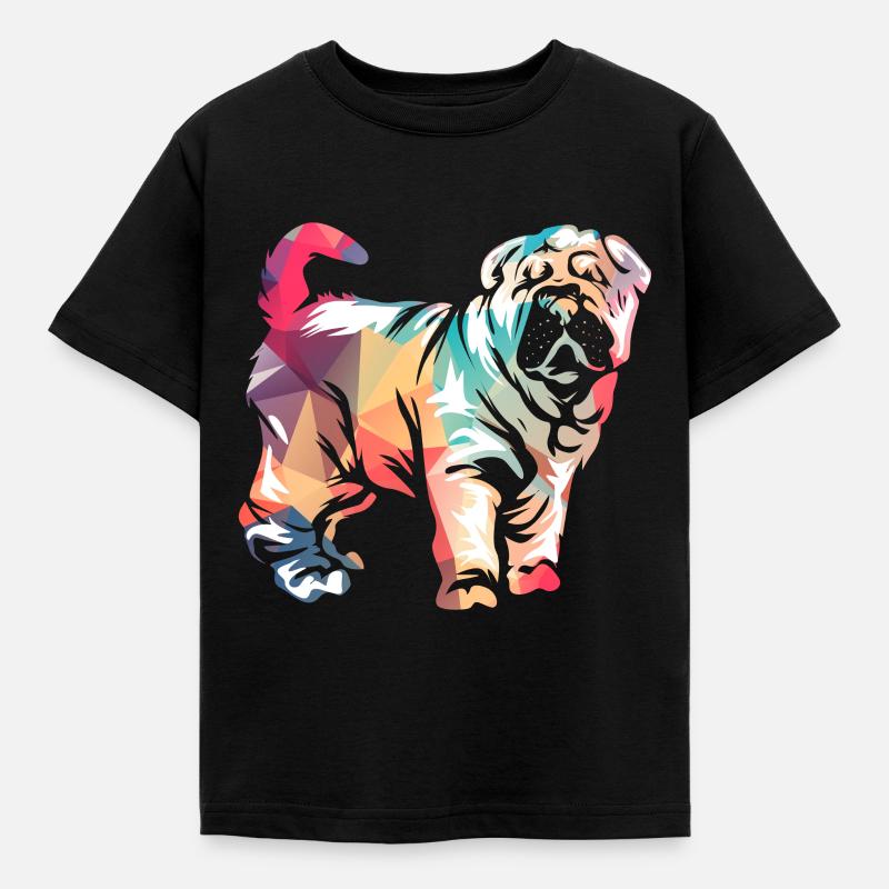 Shar Pei - Kinder T-Shirt - Schwarz