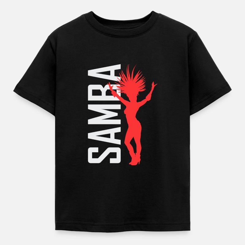 Danseur de samba Danse de salle de classe de samba - T-shirt Enfant - noir