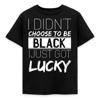 Black Lives Matter BLM - Kinder T-Shirt - Schwarz - Vorne - AI Model Kid Female (0cm)