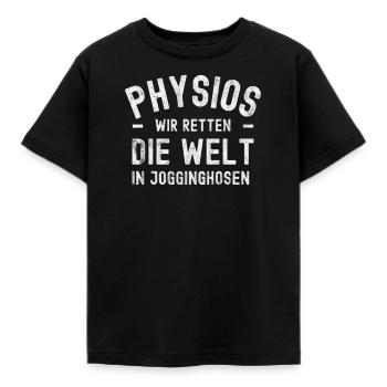 Physiotherapeuten Physiotherapie - Kinder T-Shirt - Schwarz - Vorne - AI Model Kid Female (0cm)
