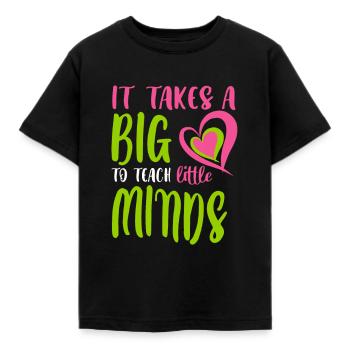 Teacher - Kids' T-Shirt - black - Front - AI Model Kid Female (0cm)