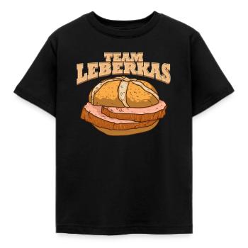 Egal ob Leberkas, Leberkäs oder Leberkäse, uns - Kinder T-Shirt - Schwarz - Vorne - AI Model Kid Female (0cm)