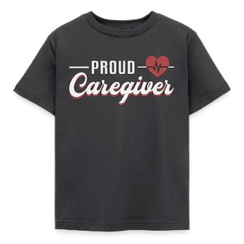 Infirmière Infirmier aide-soignante Aide aux personnes âgées Cadeau - T-shirt Enfant - charbon - Devant - AI Model Kid Female (0cm)