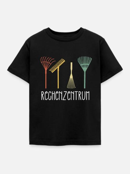 Gärtner Rechenzentrum - Kinder T-Shirt - Schwarz