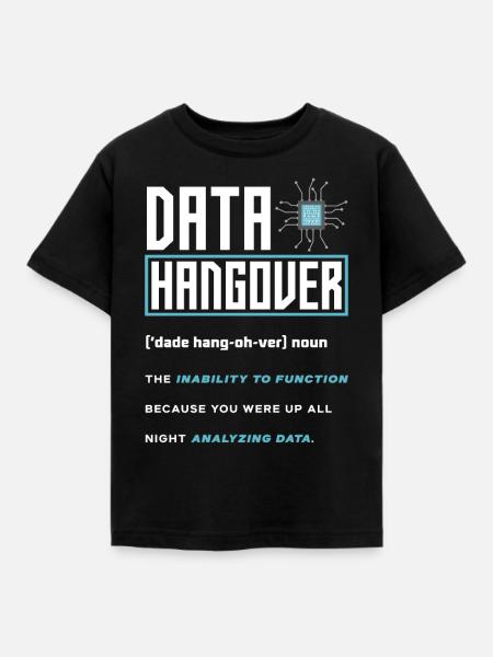 Daten-Engineering Datenanalyse - Kinder T-Shirt - Schwarz