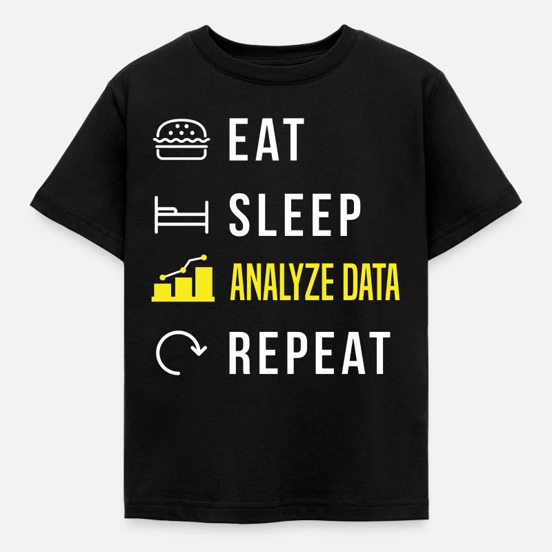 Data Analytics Data Engineering for a Data - Kids' T-Shirt - black