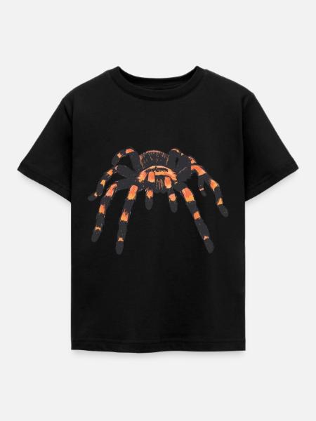 Vogelspinne Spinne Spinnen - Kinder T-Shirt - Schwarz